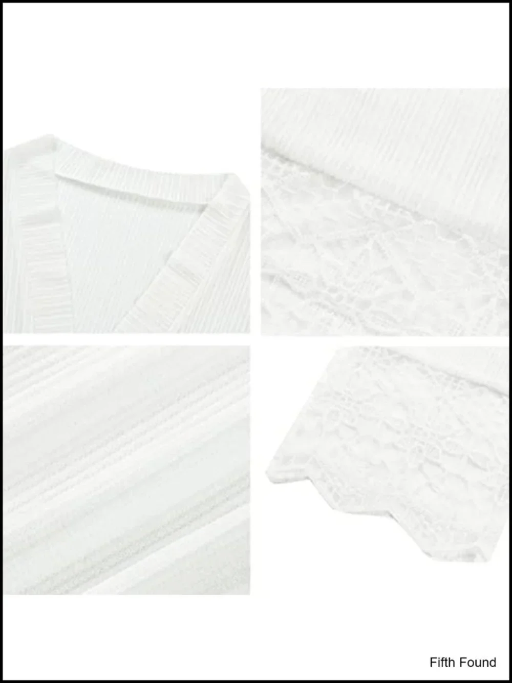Lace Crochet Cardigan Short Sleeve Sheer Cover Up Open Front Kimono Tops